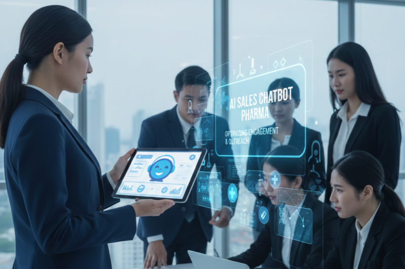 AI Chatbots Supporting Pharma Sales Teams | AI Sales Chatbot Pharma